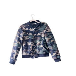 Moussy Women's‎ Camouflage Print Bomber Jacket Small